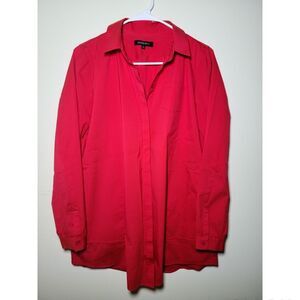 Lafayette 148 New York|Long Sleeve Button Down Shirt, SMALL